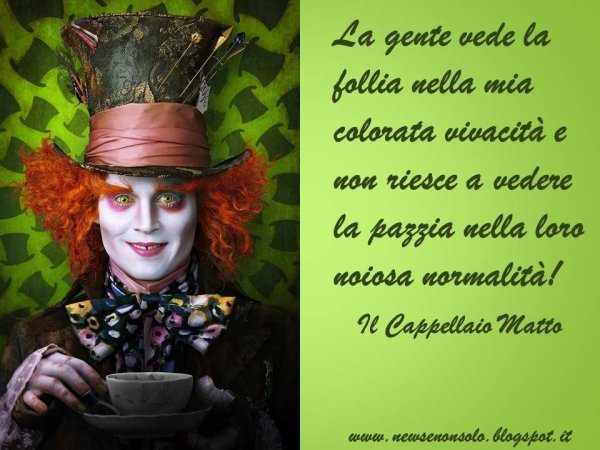 Безумный Шляпник Алиса цитаты