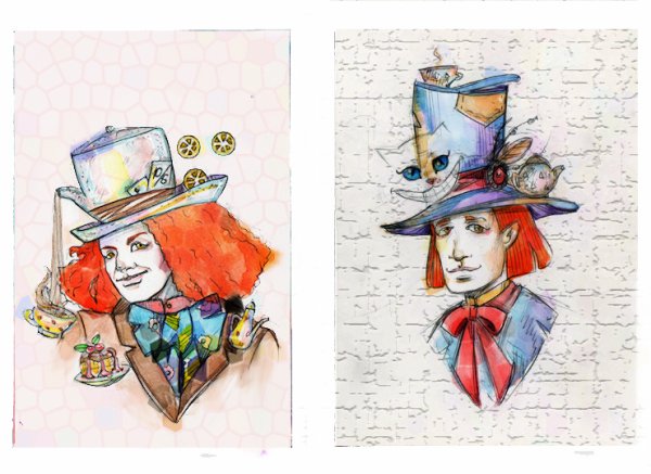 Шляпник рисунок мультяшный