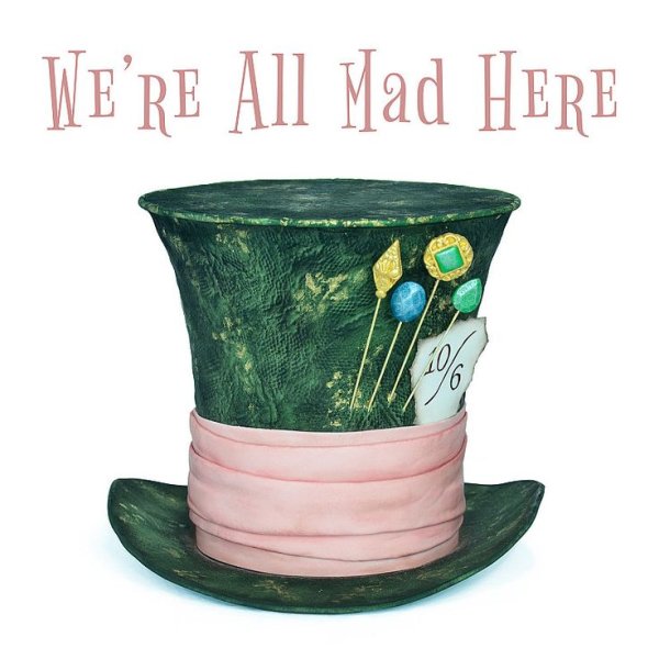 Алиса в стране чудес шляпа Шляпника рисунок