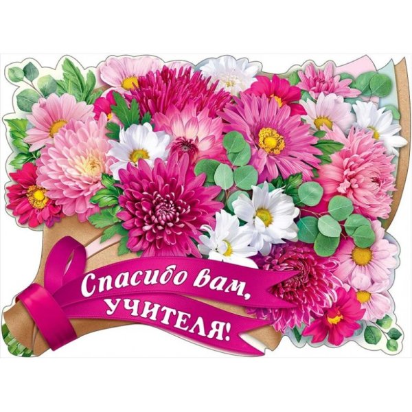 Спасибо вам учителя