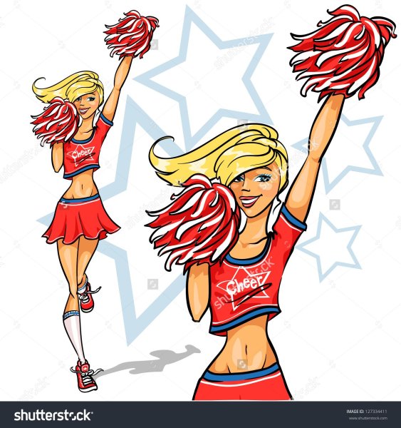 Черлидерши мультяшные