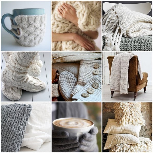 Уютные вязаные вещи