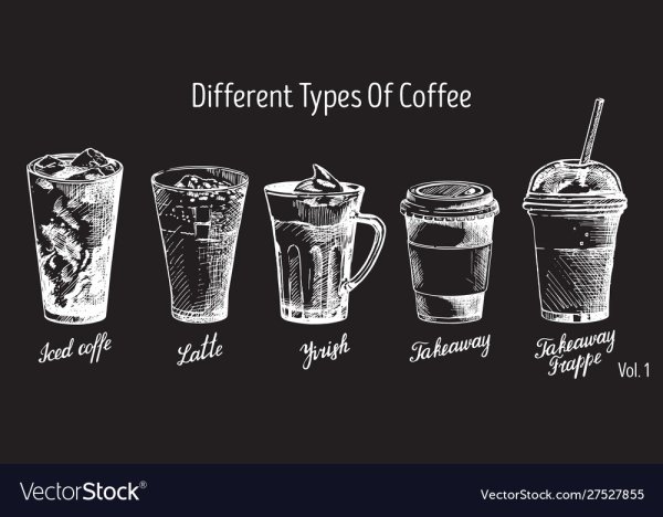 Холодный кофе рисунок