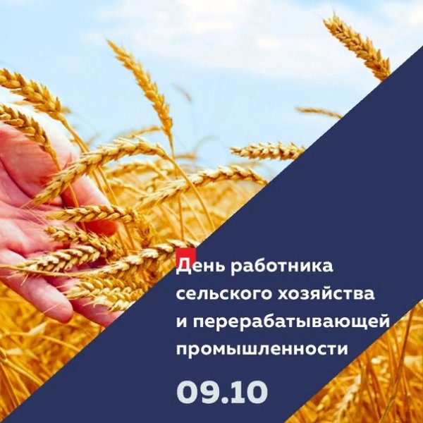 Поздравление работников сельского хозяйства