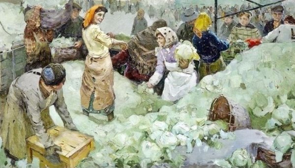 Праздник капустник на Руси