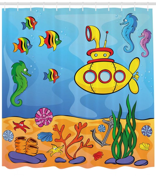 Подводная лодка с рыбками