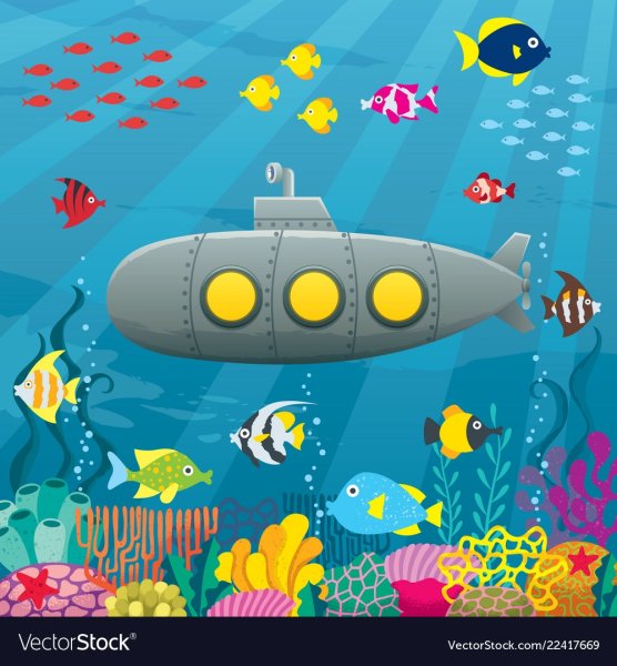 Подлодка из мультика