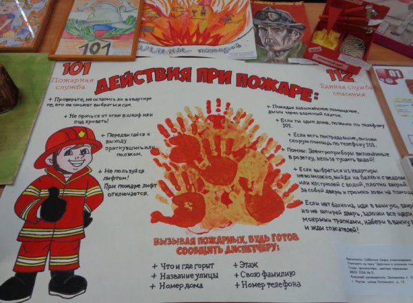 Стенгазета по пожарной безопасности