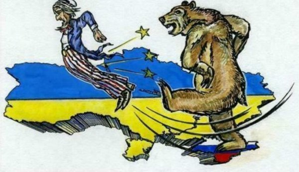 Русский медведь и Украина