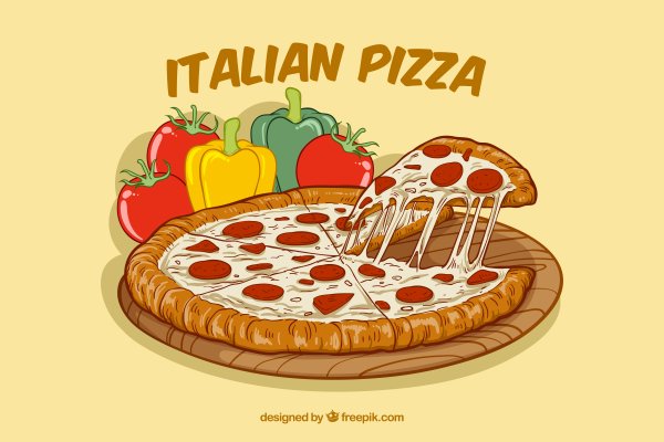 Пицца рисунок