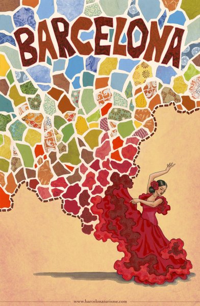 Плакат на тему Испания