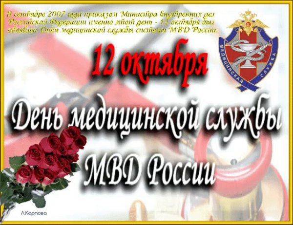 День медицинской службы МВД России