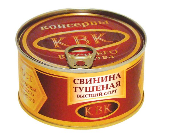 Тушенка КВК говядина