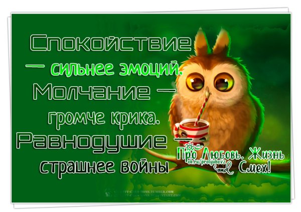 Молчание кричит сильнее крика