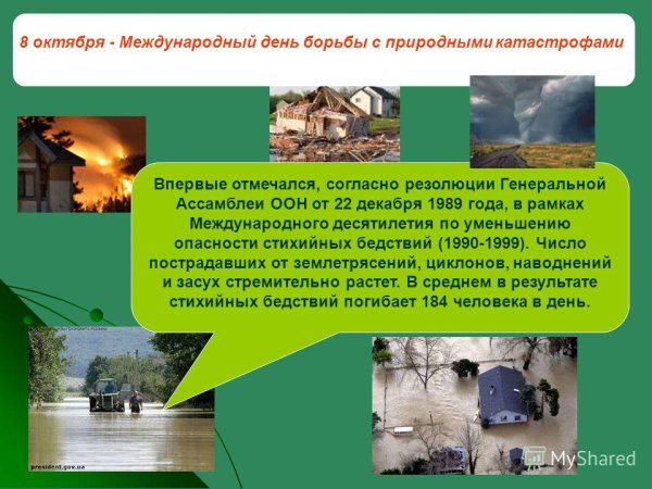 День борьбы с природными катастрофами