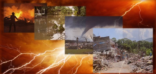 Стихийные бедствия коллаж
