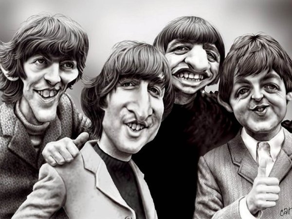 Ринго Старр Битлз рисунок