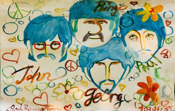 Битломания рисовать