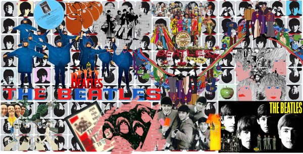 The Beatles коллаж