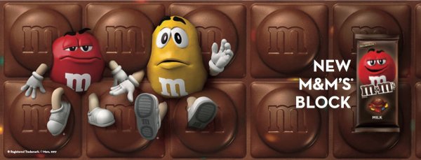 M&M'S реклама шоколад