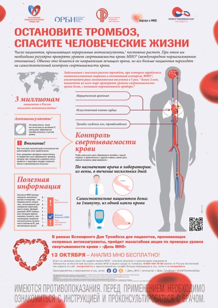 Профилактика тромбоза памятка