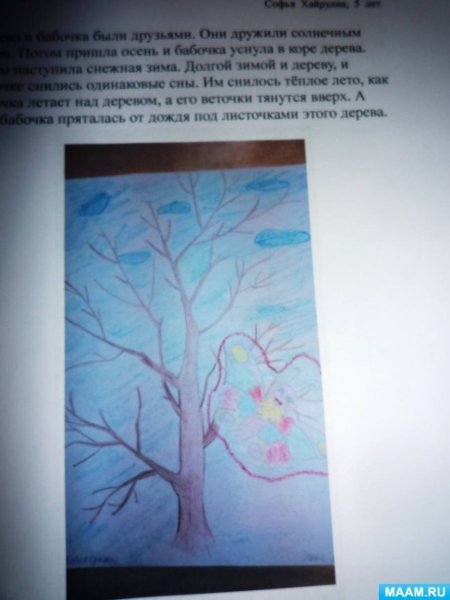 Эссе зимнее дерево