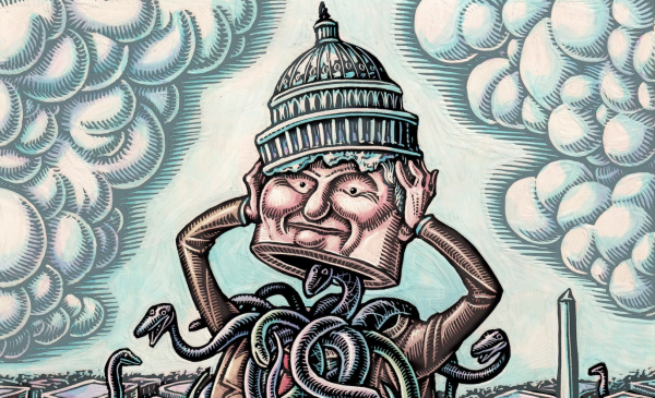 Рисунок ассоциации главного героя скептика