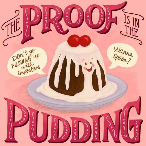 Британский пудинг рисунок