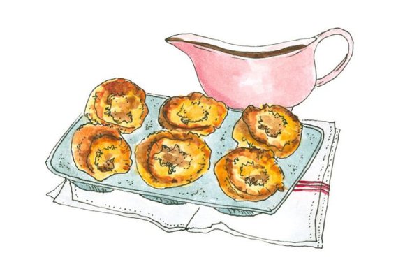 Йоркширский пудинг рисунок