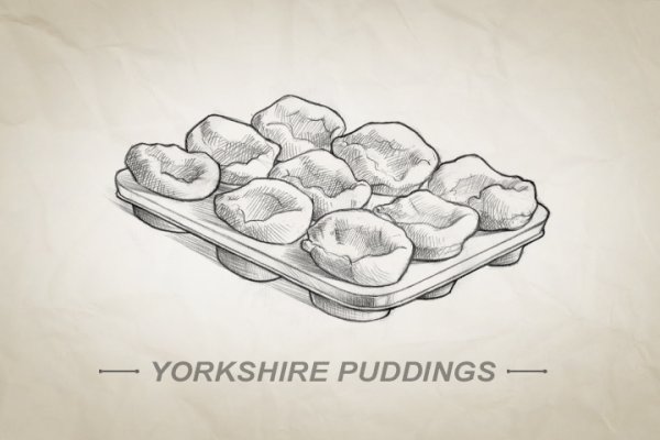 Йоркширский пудинг рисунок