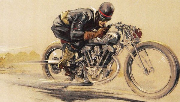 Постер мотоцикл