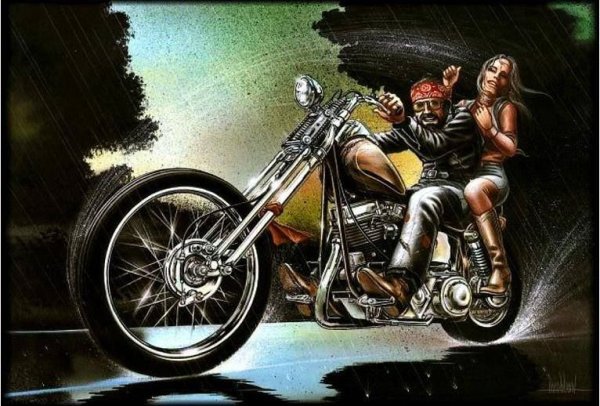 David Mann и Харлей Дэвидсон