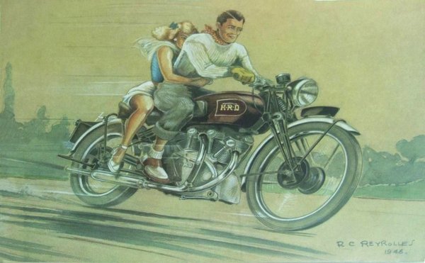 Советские мотоциклы арт