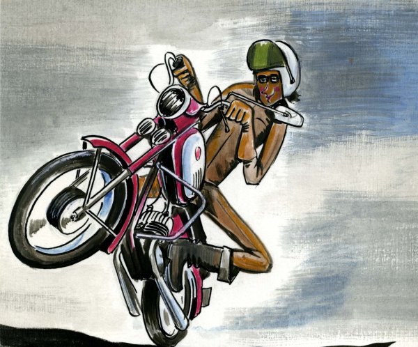 Рисунки советских мотоциклов