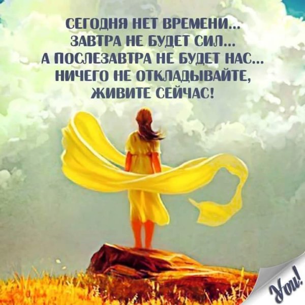 Живи сегодняшним днем