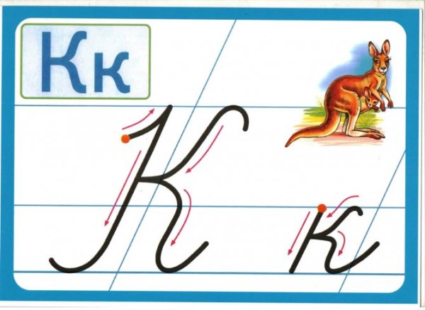 Написание букв