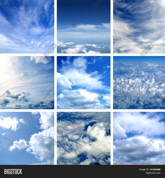 Разные виды облаков