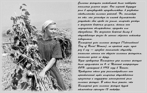 С днем сельских женщин поздравление