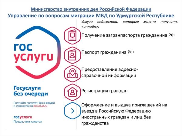 Госуслуги МВД