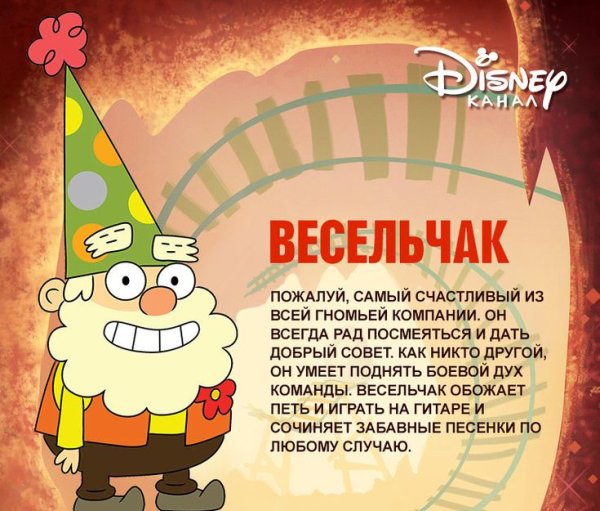 Семь гномов Дисней весельчак