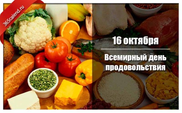 Всемирный день продовольствия 16 октября