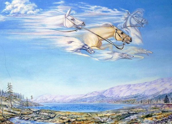 Ветер иллюстрация