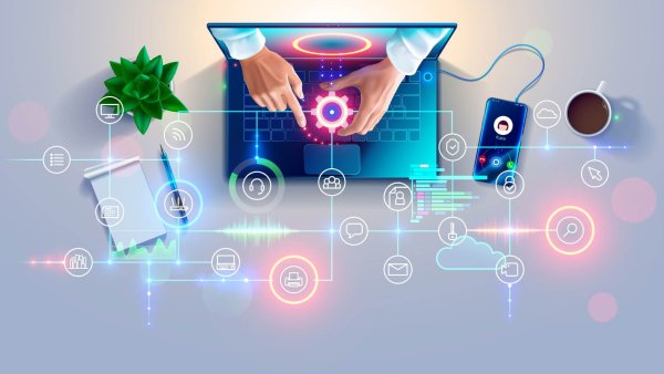 Цифровые технологии вектор