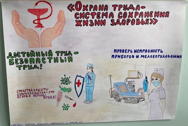 Медицина плакаты по охране труда