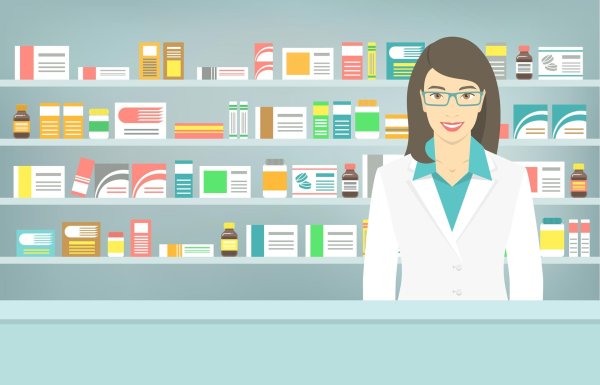 Аптека иллюстрация