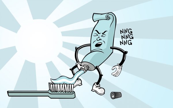 Зубная паста прикол