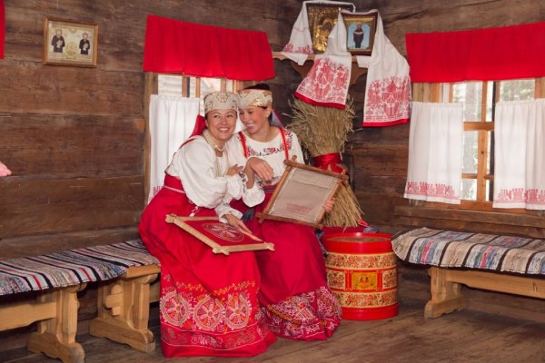 Вечерки в избе