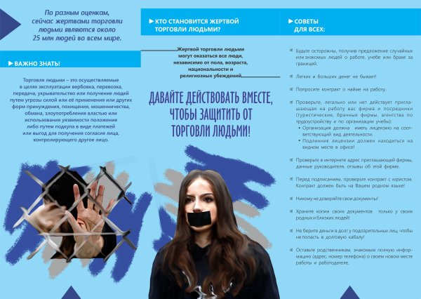 Профилактика торговли людьми