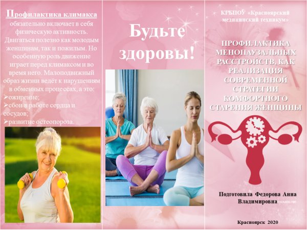 Климактерический период памятка