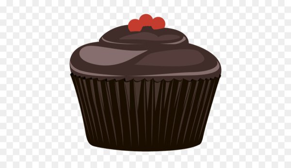 Шоколадный кекс рисунок